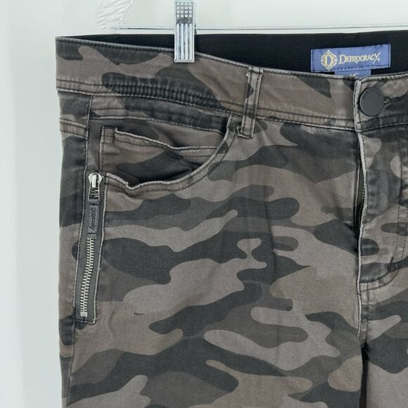 DEMOCRACY JEANS "Ab"solution Booty Lift Jegging Camo Print Stretch Womens Sz 16 - Picture 4 of 15